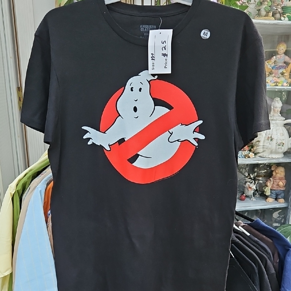 Ghostbusters Black T-Shirt 2018 American Classics Utopia